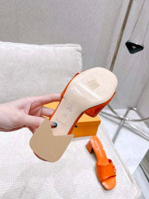 LV 1AB2OR Louis Vuitton Women's Shake Mules heel 5.5cm L68267 - 35 - View 9