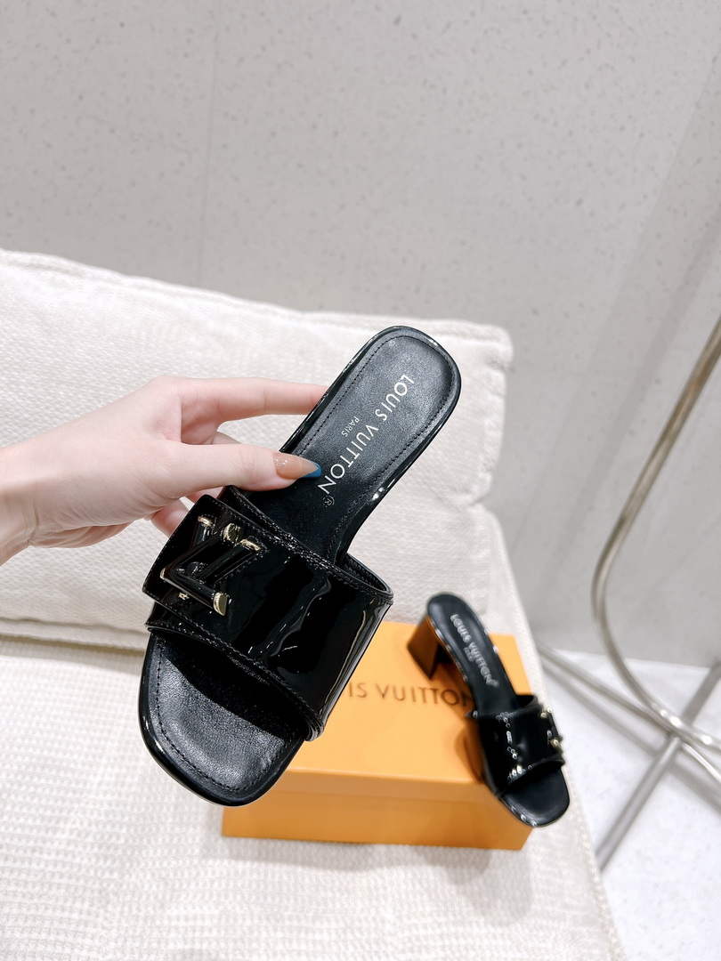 LV 1AB2OR Louis Vuitton Women's Shake Mules heel 5.5cm L68268 - 35 - View 7