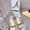 LV 1AB2QQ Louis Vuitton Women's Shake Flat Mule L68271 - 35 - View 1