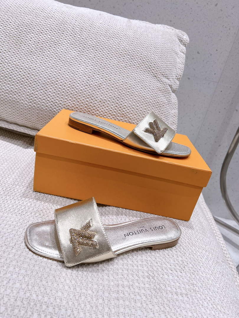 LV 1AB2QQ Louis Vuitton Women's Shake Flat Mule L68271 - 35 - View 5