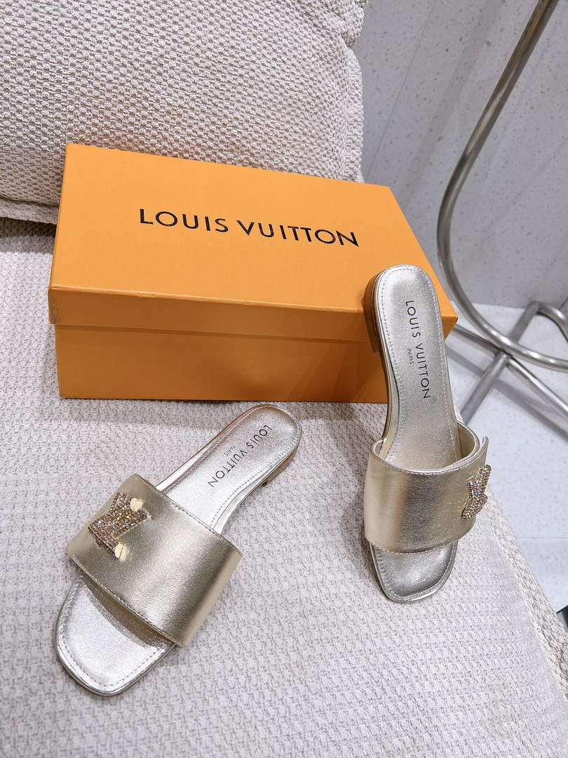LV 1AB2QQ Louis Vuitton Women's Shake Flat Mule L68271