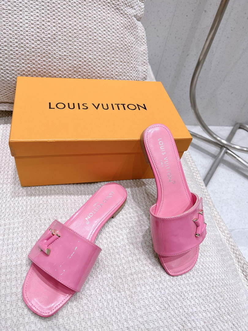 LV 1AB2QQ Louis Vuitton Women's Shake Flat Mule L68274