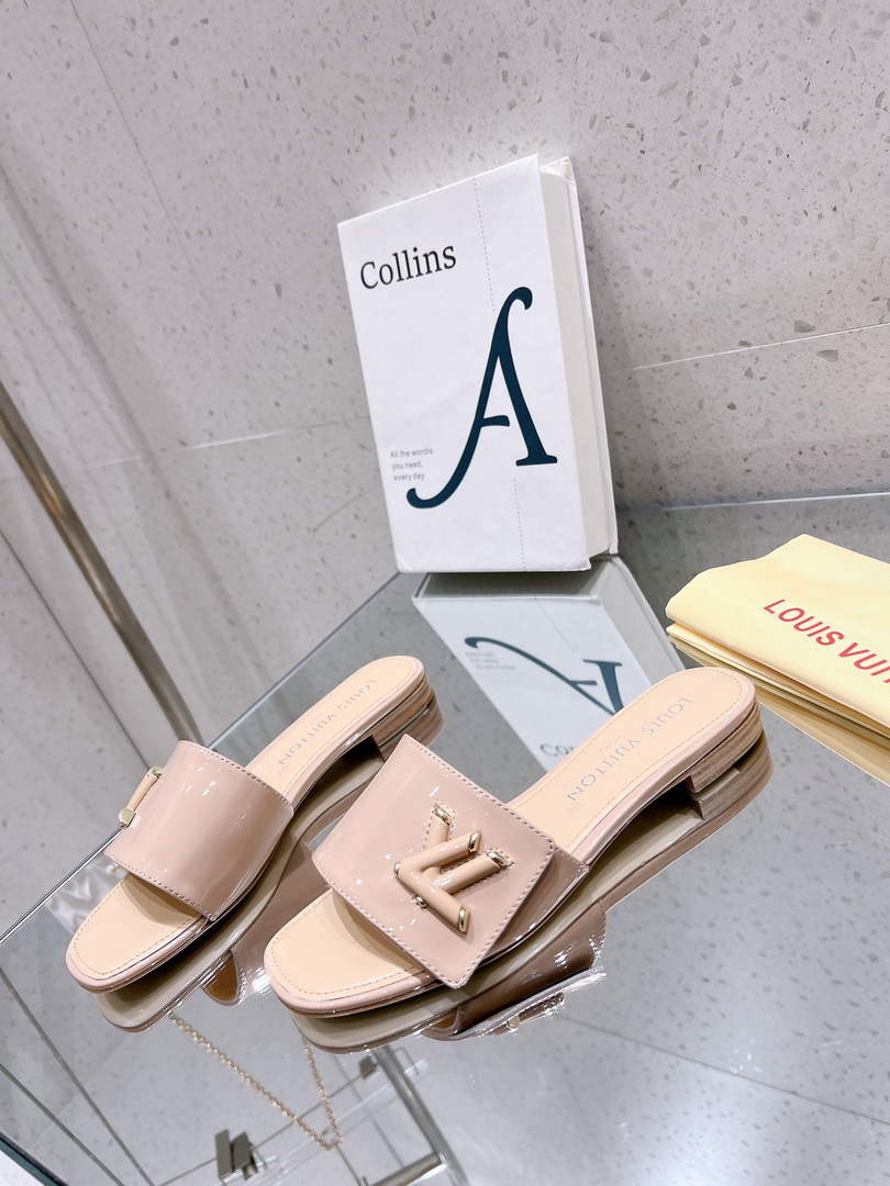 LV 1AB2QQ Louis Vuitton Women's Shake Flat Mule L68275