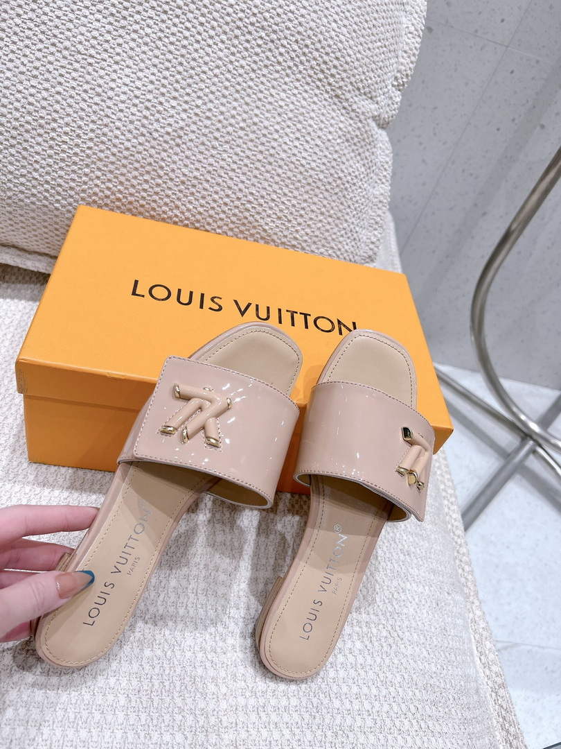 LV 1AB2QQ Louis Vuitton Women's Shake Flat Mule L68275