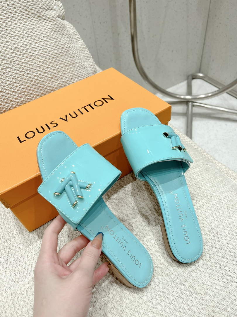 LV 1AB2QQ Louis Vuitton Women's Shake Flat Mule L68276