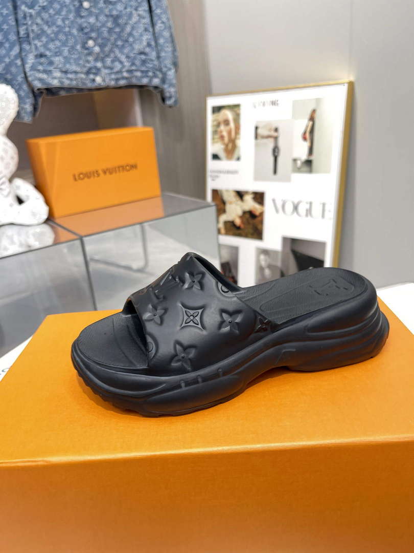 LV 1AB3DL Louis Vuitton Pool 55 Flat Comfort Mules L600733