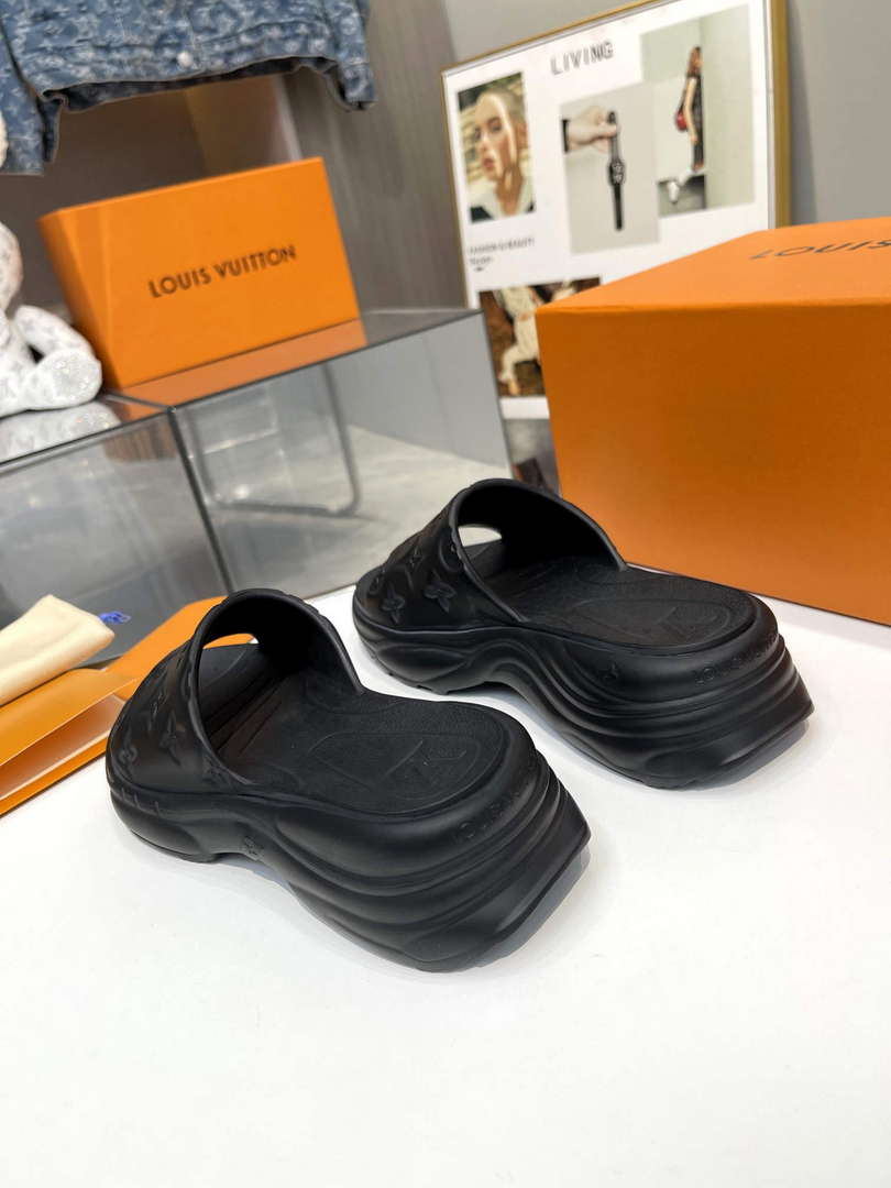 LV 1AB3DL Louis Vuitton Pool 55 Flat Comfort Mules L600733