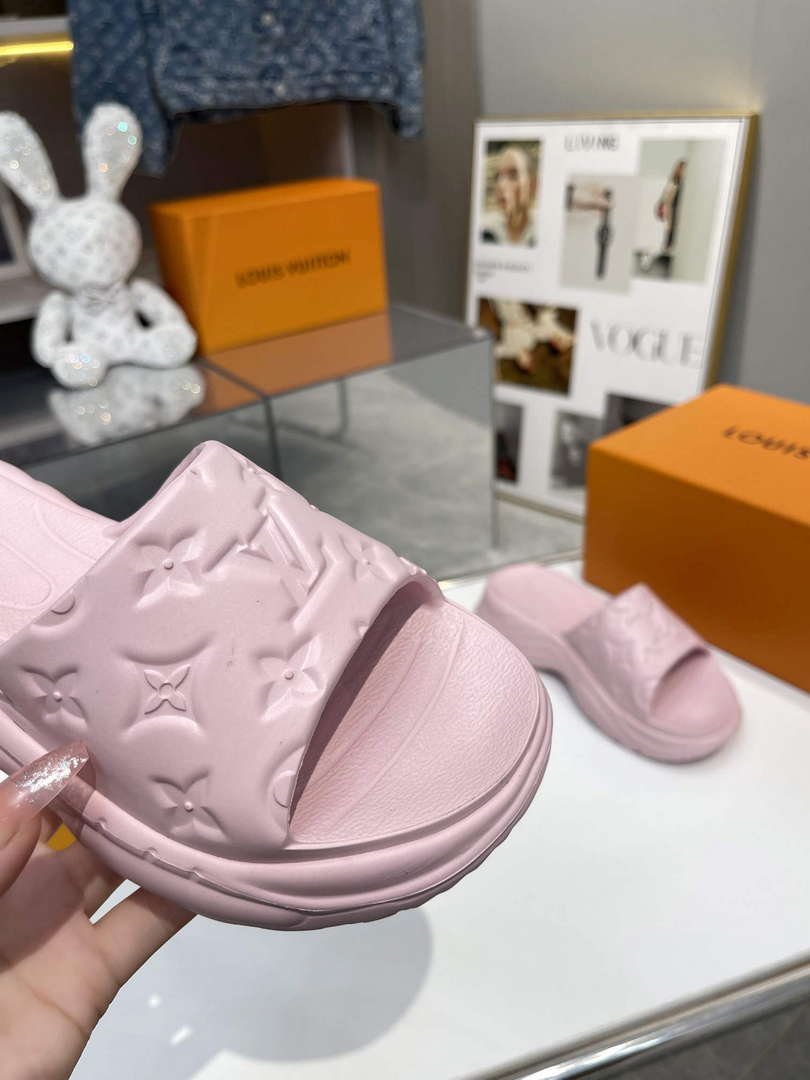 LV 1AB3DL Louis Vuitton Pool 55 Flat Comfort Mules L600734