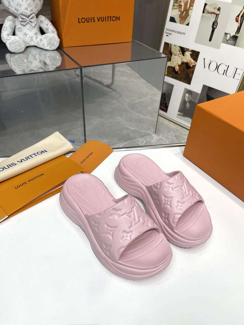 LV 1AB3DL Louis Vuitton Pool 55 Flat Comfort Mules L600734