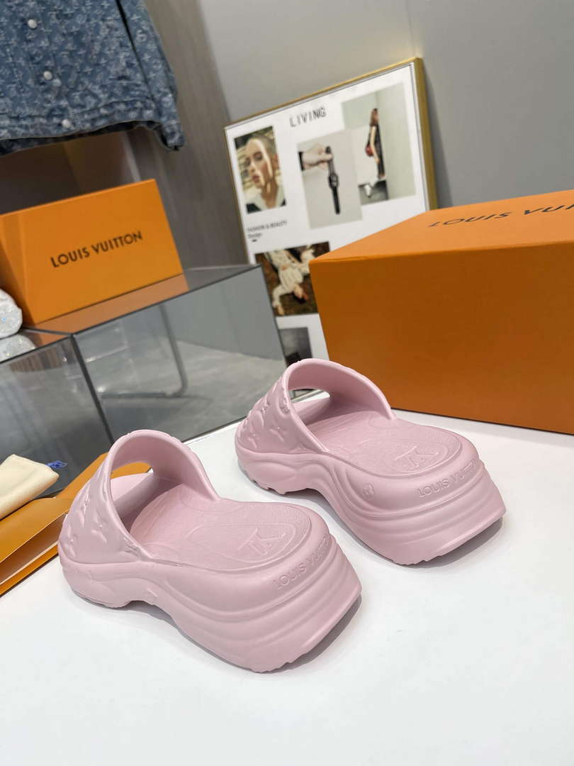 LV 1AB3DL Louis Vuitton Pool 55 Flat Comfort Mules L600734