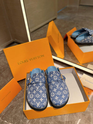 LV 1AB3PU Louis Vuitton LV Cosy Flat Comfort Clogs L99025 - 35 - View 1