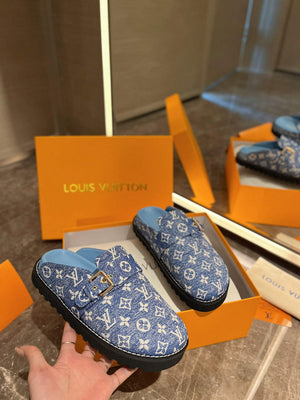 LV 1AB3PU Louis Vuitton LV Cosy Flat Comfort Clogs L99025 - 35 - View 3