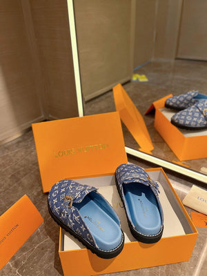 LV 1AB3PU Louis Vuitton LV Cosy Flat Comfort Clogs L99025 - 35 - View 5