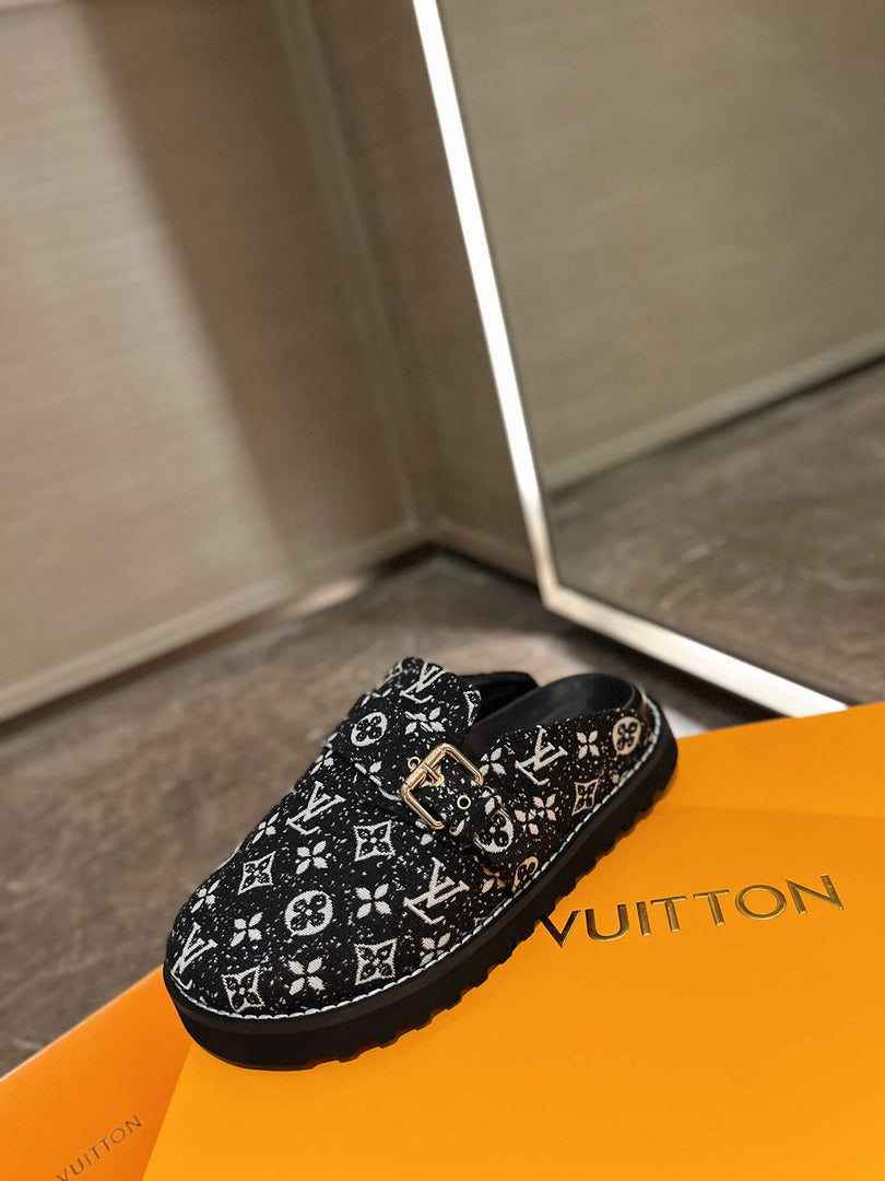 LV 1AB3PU Louis Vuitton LV Cosy Flat Comfort Clogs L99026