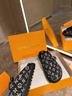 LV 1AB3PU Louis Vuitton LV Cosy Flat Comfort Clogs L99026 - 35 - View 6