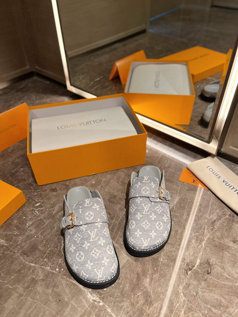 LV 1AB3PU Louis Vuitton LV Cosy Flat Comfort Clogs L99027 - 35 - View 1