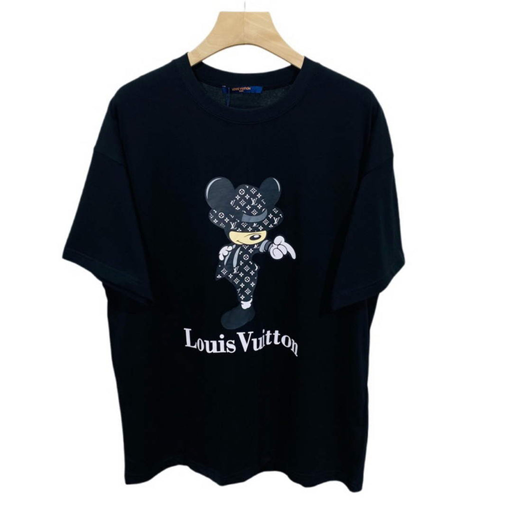 LV 1AB4UM Louis Vuitton Print Cotton Jersey  Men Women's T-shirt L56225