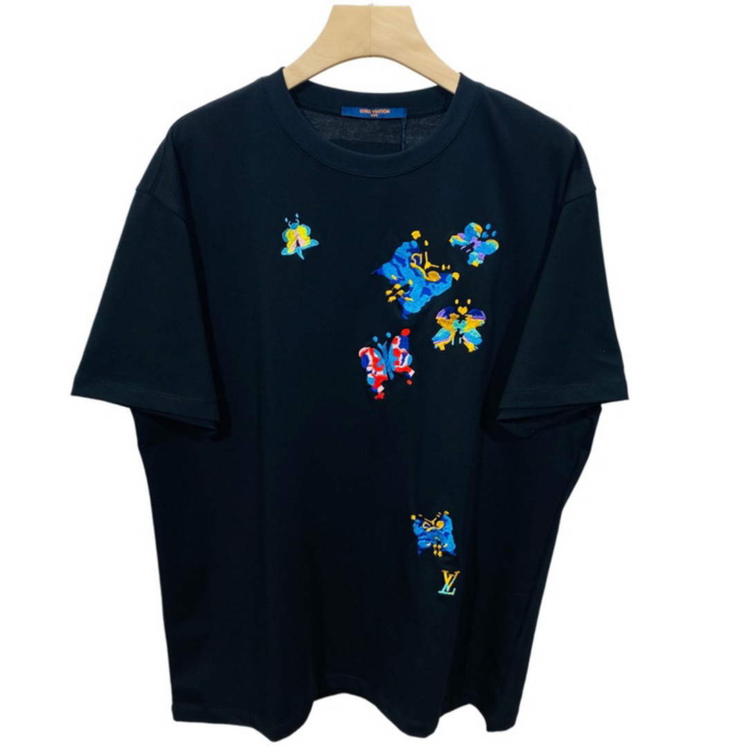 LV 1AB4UM Louis Vuitton Print Cotton Jersey  Men Women's T-shirt L56227