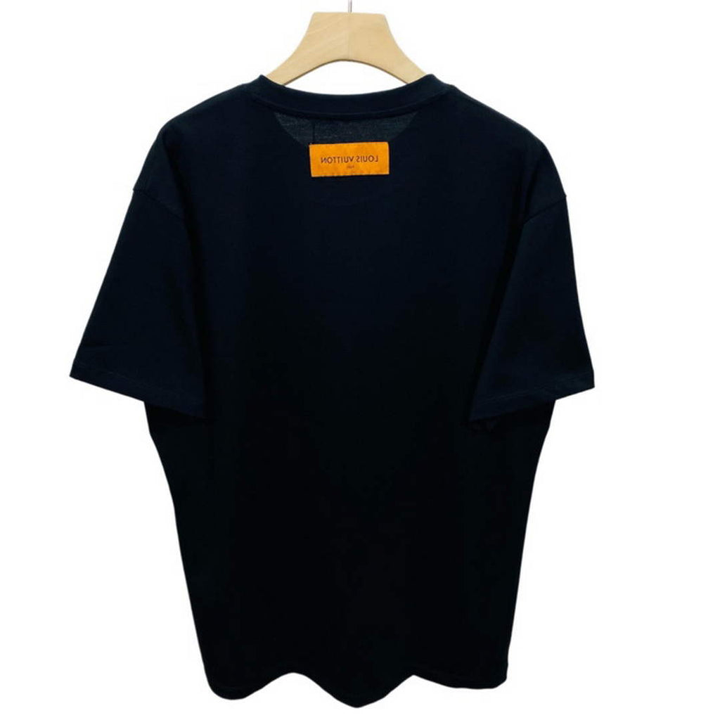 LV 1AB4UM Louis Vuitton Print Cotton Jersey  Men Women's T-shirt L56227
