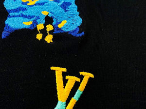 LV 1AB4UM Louis Vuitton Print Cotton Jersey  Men Women's T-shirt L56227 - XS - View 7