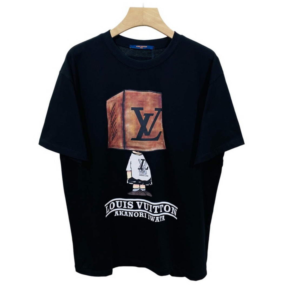 LV 1AB4UM Louis Vuitton Print Cotton Jersey  Men Women's T-shirt L56229