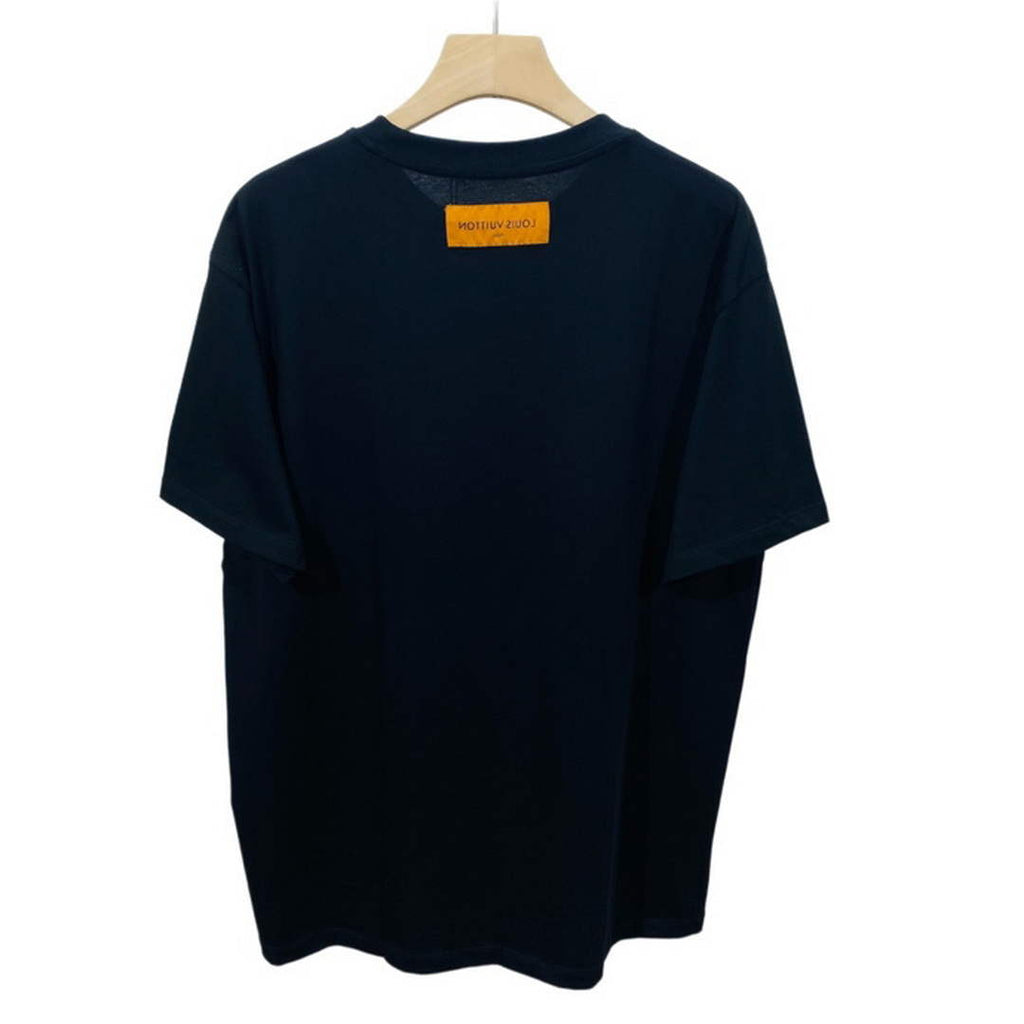 LV 1AB4UM Louis Vuitton Print Cotton Jersey  Men Women's T-shirt L56229