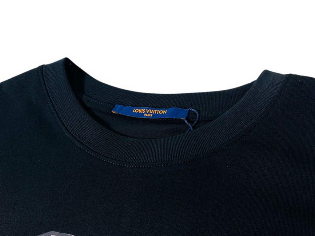 LV 1AB4UM Louis Vuitton Print Cotton Jersey  Men Women's T-shirt L56229
