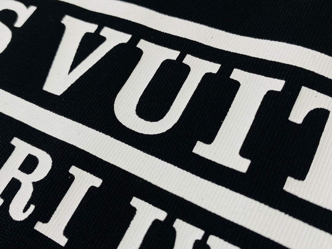 LV 1AB4UM Louis Vuitton Print Cotton Jersey  Men Women's T-shirt L56229