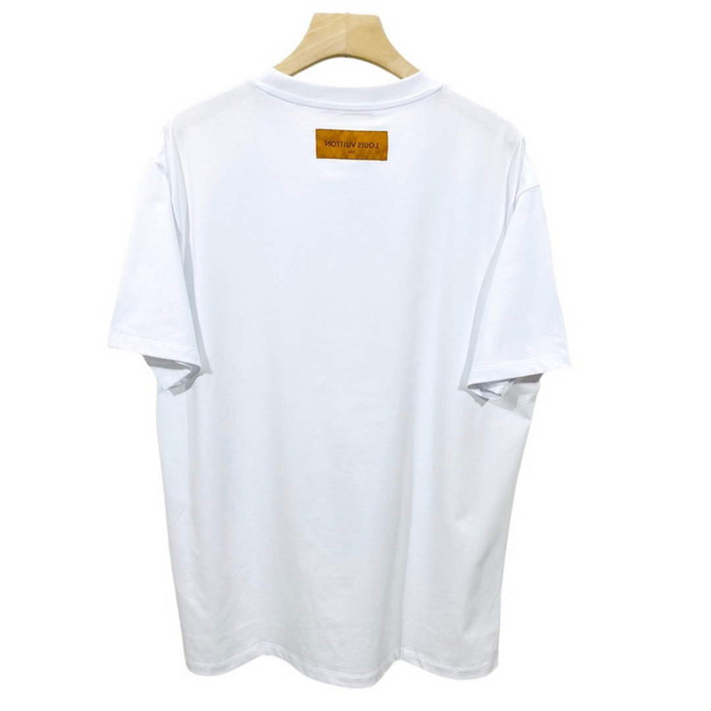 LV 1AB4UM Louis Vuitton Print Cotton Jersey  Men Women's T-shirt L56230