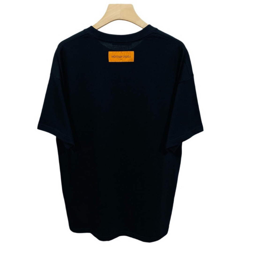 LV 1AB4UM Louis Vuitton Print Cotton Jersey  Men Women's T-shirt L56225