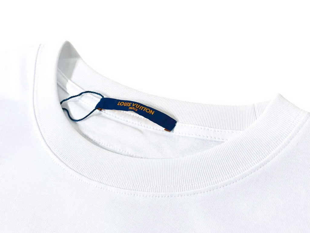 LV 1AB4UM Louis Vuitton Print Cotton Jersey  Men Women's T-shirt L56230