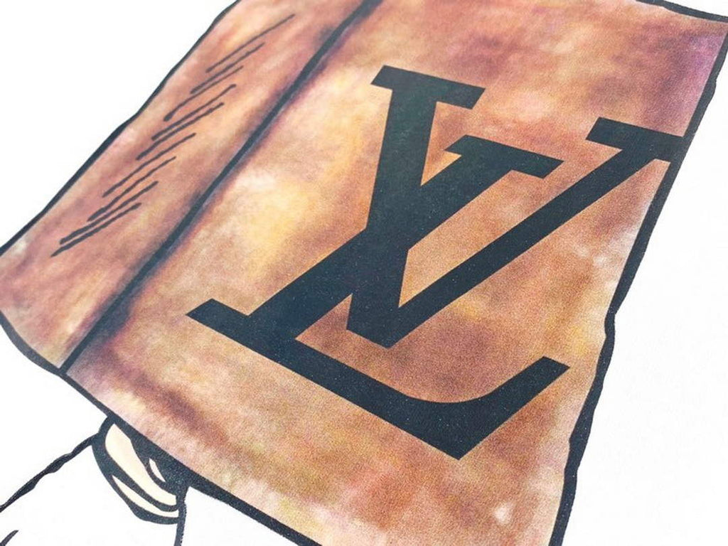 LV 1AB4UM Louis Vuitton Print Cotton Jersey  Men Women's T-shirt L56230
