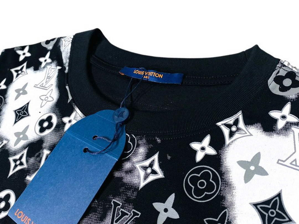 LV 1AB4UM Louis Vuitton Print Cotton Jersey  Men Women's T-shirt L56231