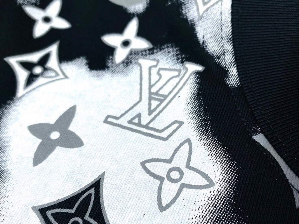 LV 1AB4UM Louis Vuitton Print Cotton Jersey  Men Women's T-shirt L56231