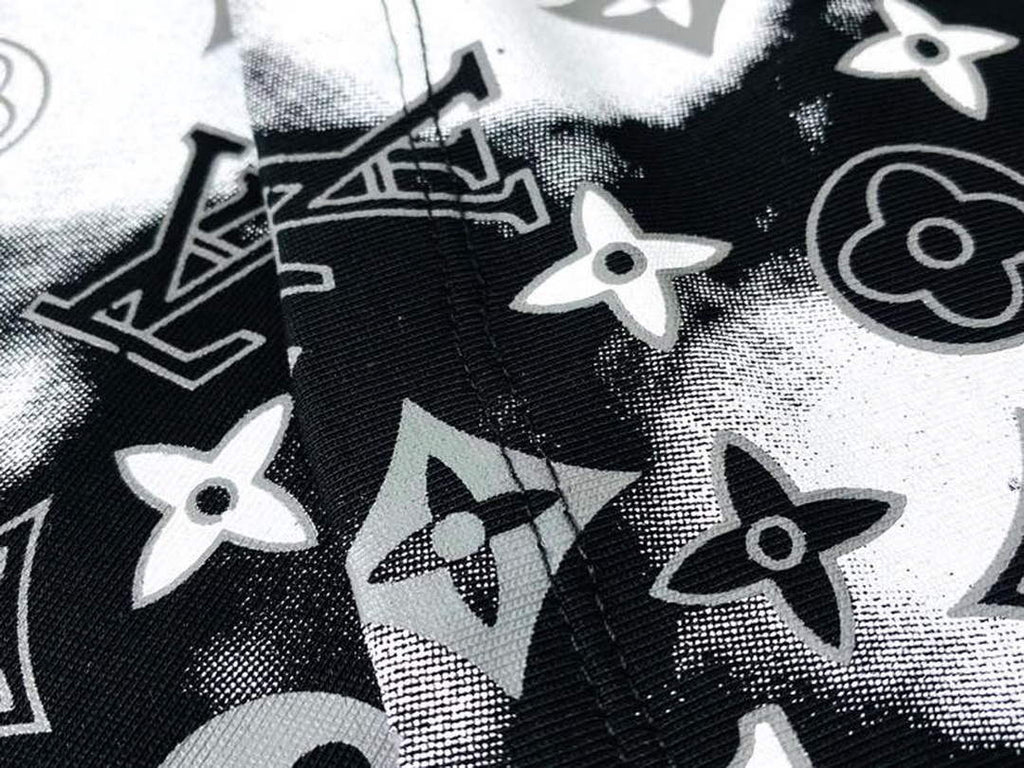 LV 1AB4UM Louis Vuitton Print Cotton Jersey  Men Women's T-shirt L56231