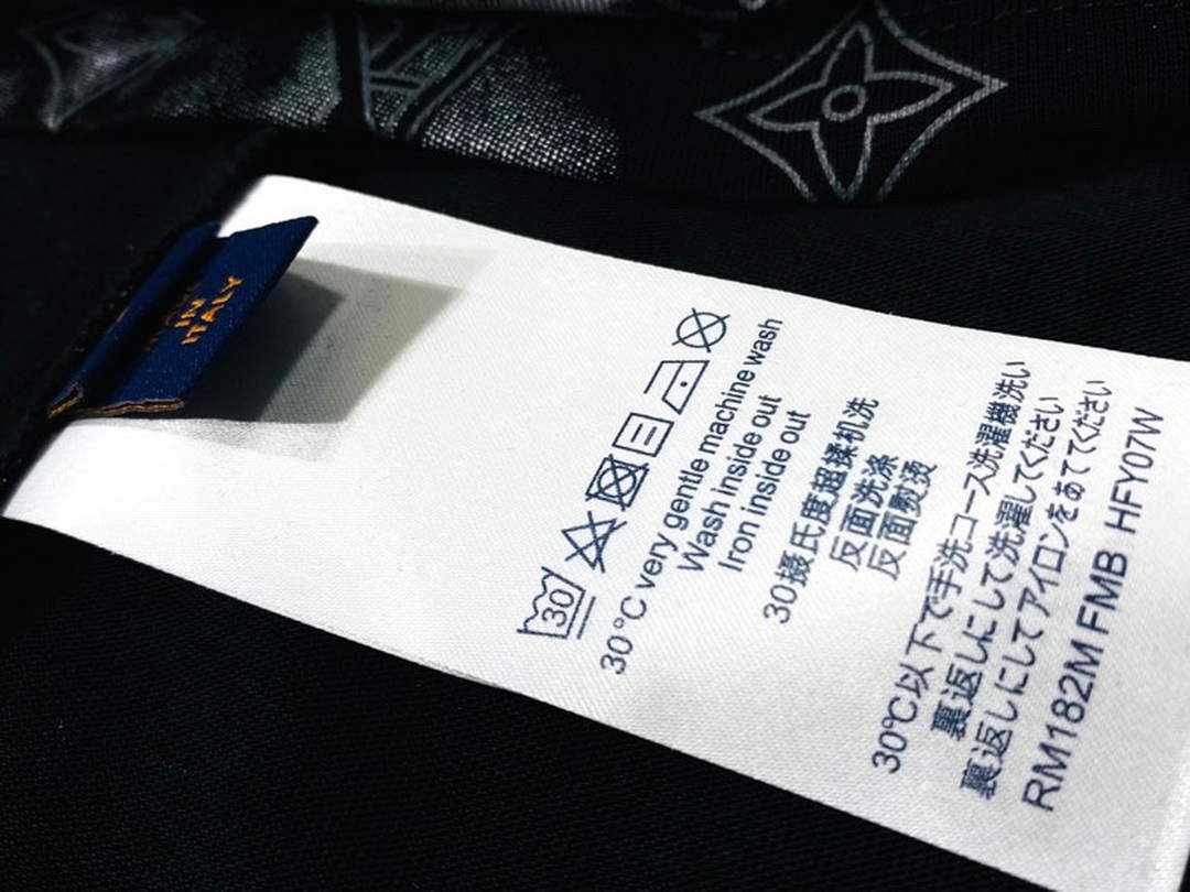 LV 1AB4UM Louis Vuitton Print Cotton Jersey  Men Women's T-shirt L56231