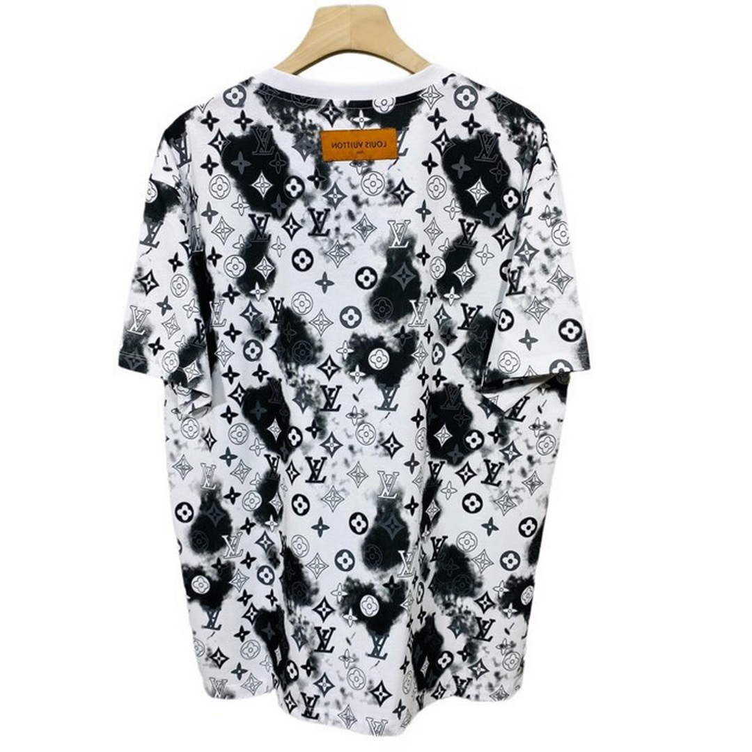 LV 1AB4UM Louis Vuitton Print Cotton Jersey  Men Women's T-shirt L56232