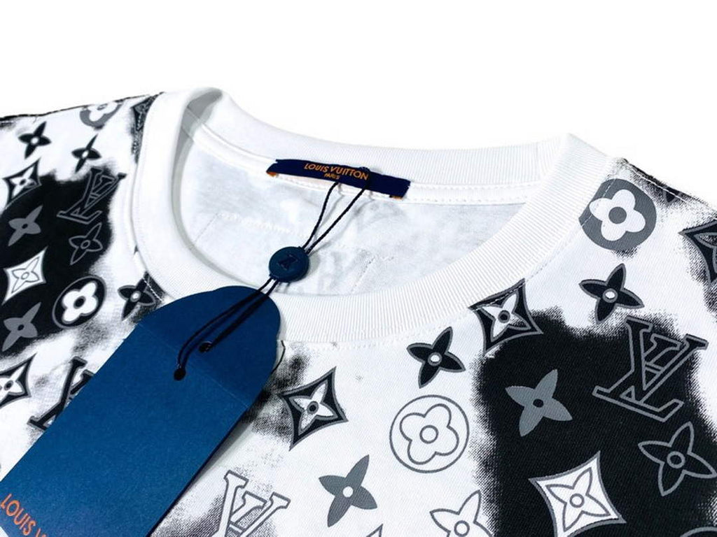 LV 1AB4UM Louis Vuitton Print Cotton Jersey  Men Women's T-shirt L56232