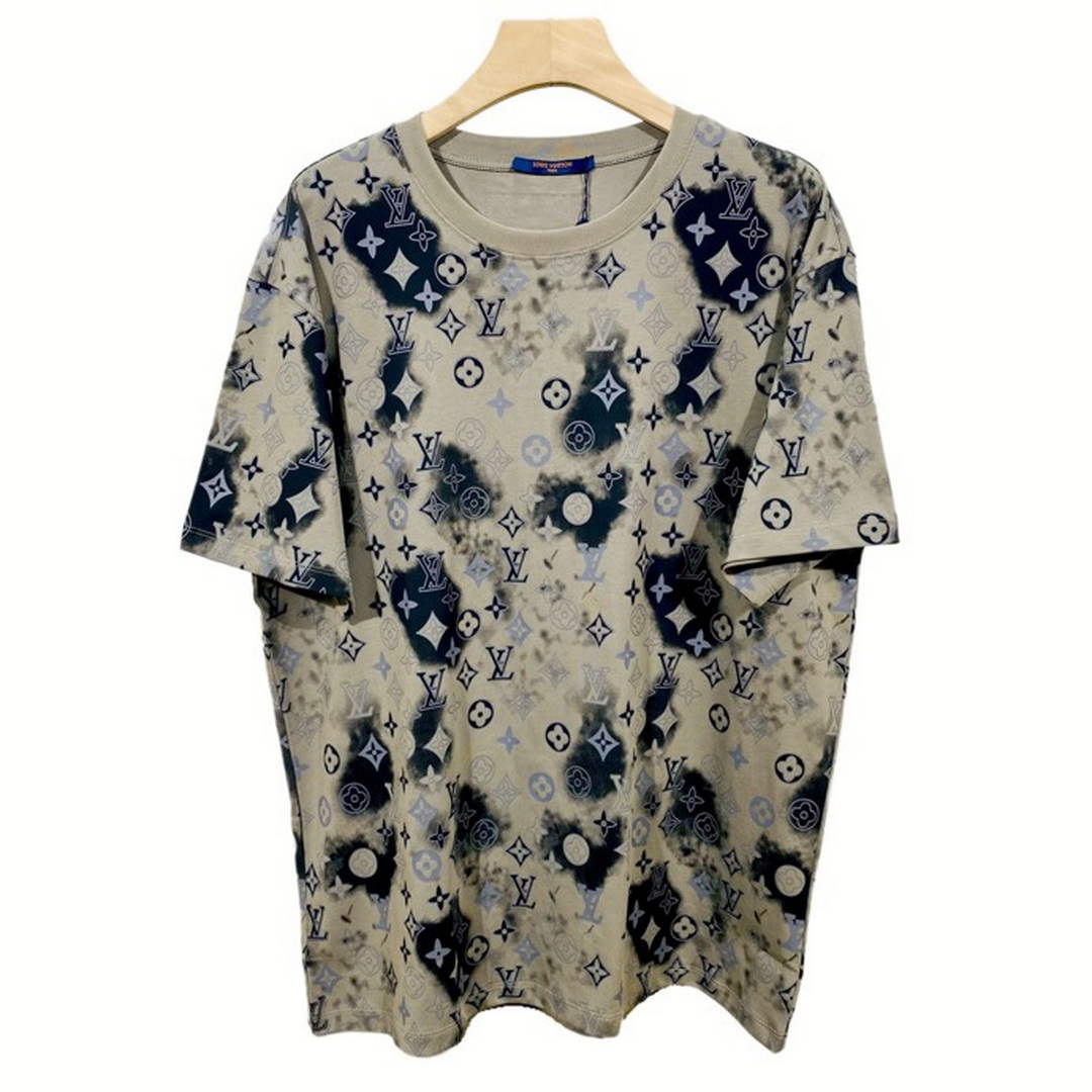 LV 1AB4UM Louis Vuitton Print Cotton Jersey  Men Women's T-shirt L56233