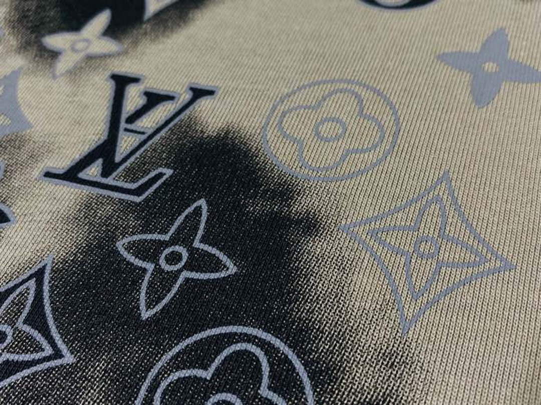 LV 1AB4UM Louis Vuitton Print Cotton Jersey  Men Women's T-shirt L56233