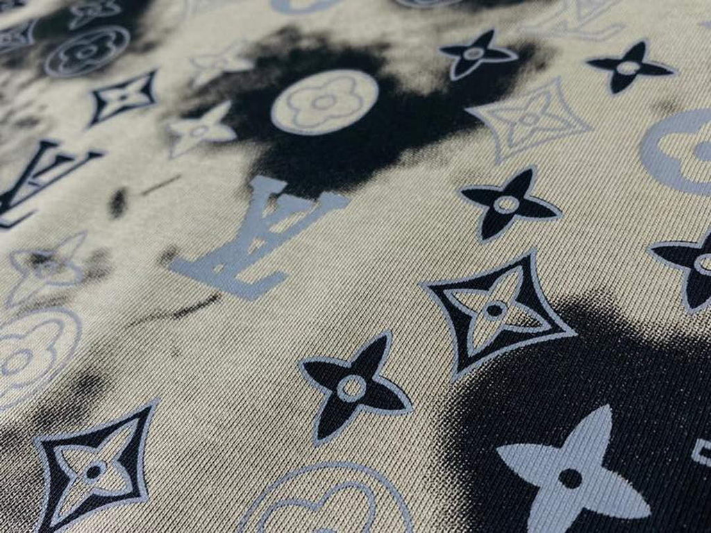 LV 1AB4UM Louis Vuitton Print Cotton Jersey  Men Women's T-shirt L56233
