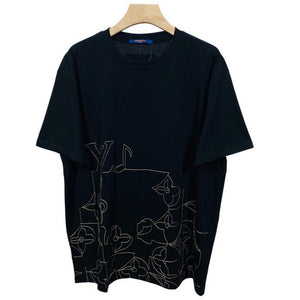 LV 1AB4UM Louis Vuitton Print Cotton Jersey  Men Women's T-shirt L56234 - XS - View 2