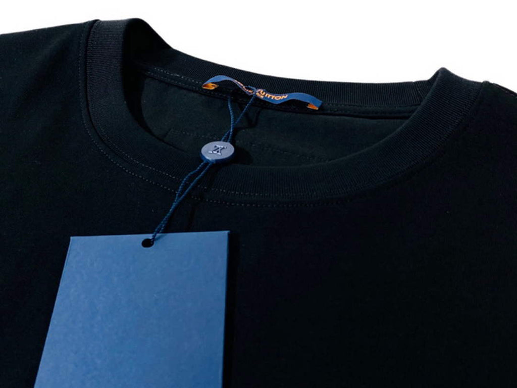 LV 1AB4UM Louis Vuitton Print Cotton Jersey  Men Women's T-shirt L56234