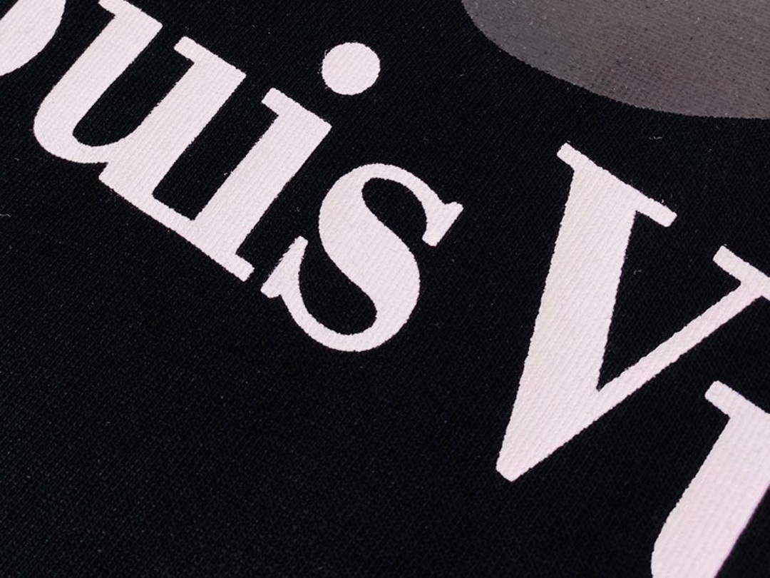 LV 1AB4UM Louis Vuitton Print Cotton Jersey  Men Women's T-shirt L56225