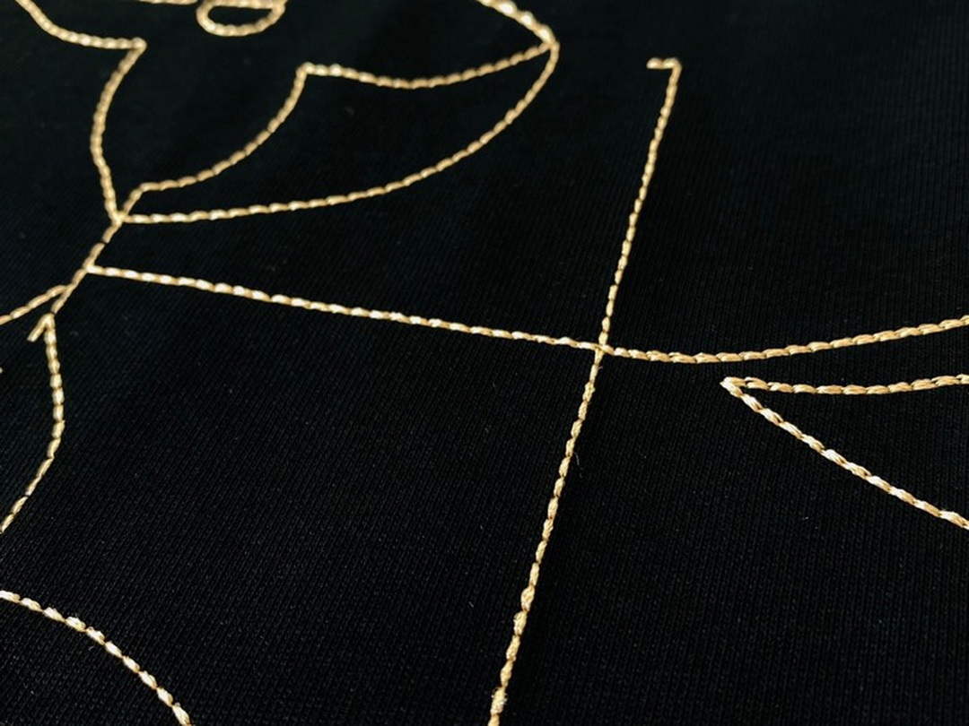 LV 1AB4UM Louis Vuitton Print Cotton Jersey  Men Women's T-shirt L56234