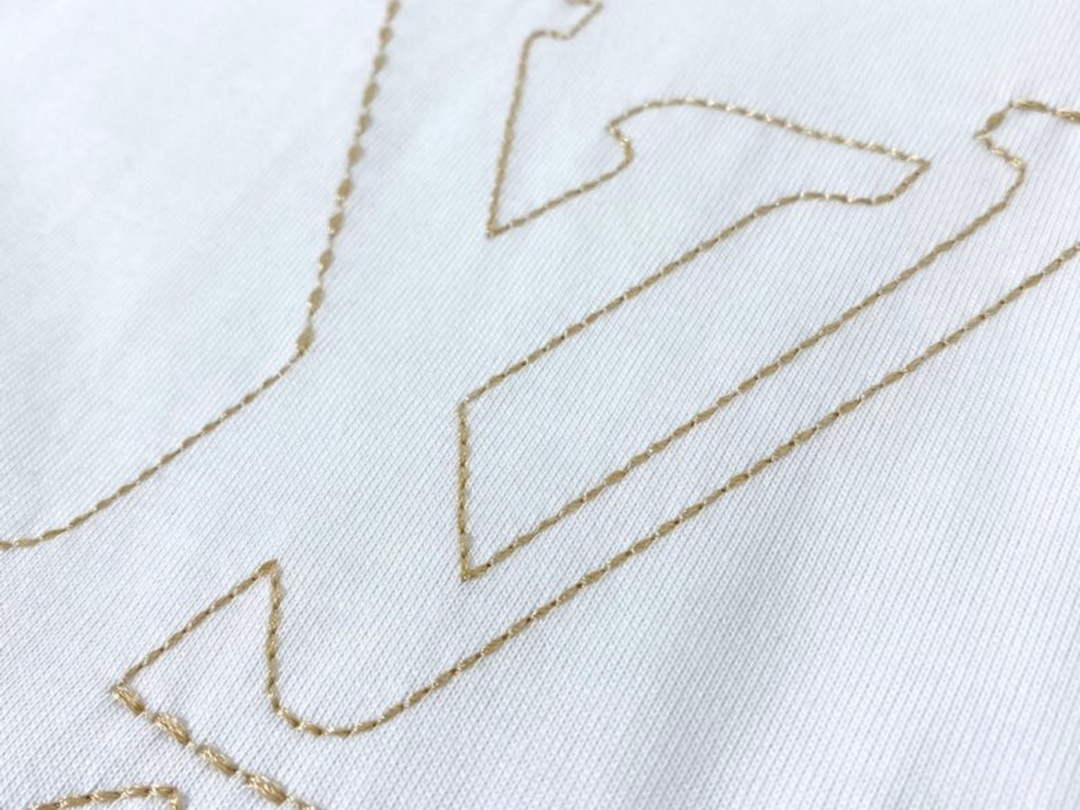 LV 1AB4UM Louis Vuitton Print Cotton Jersey  Men Women's T-shirt L56235