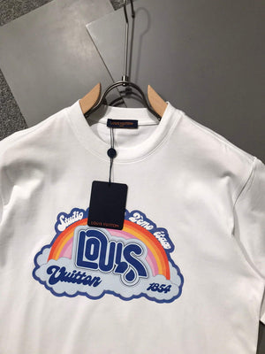 LV 1AB4UO Men's Women's Louis Vuitton Rainbow Printed T-Shirt L66450 - S - View 3
