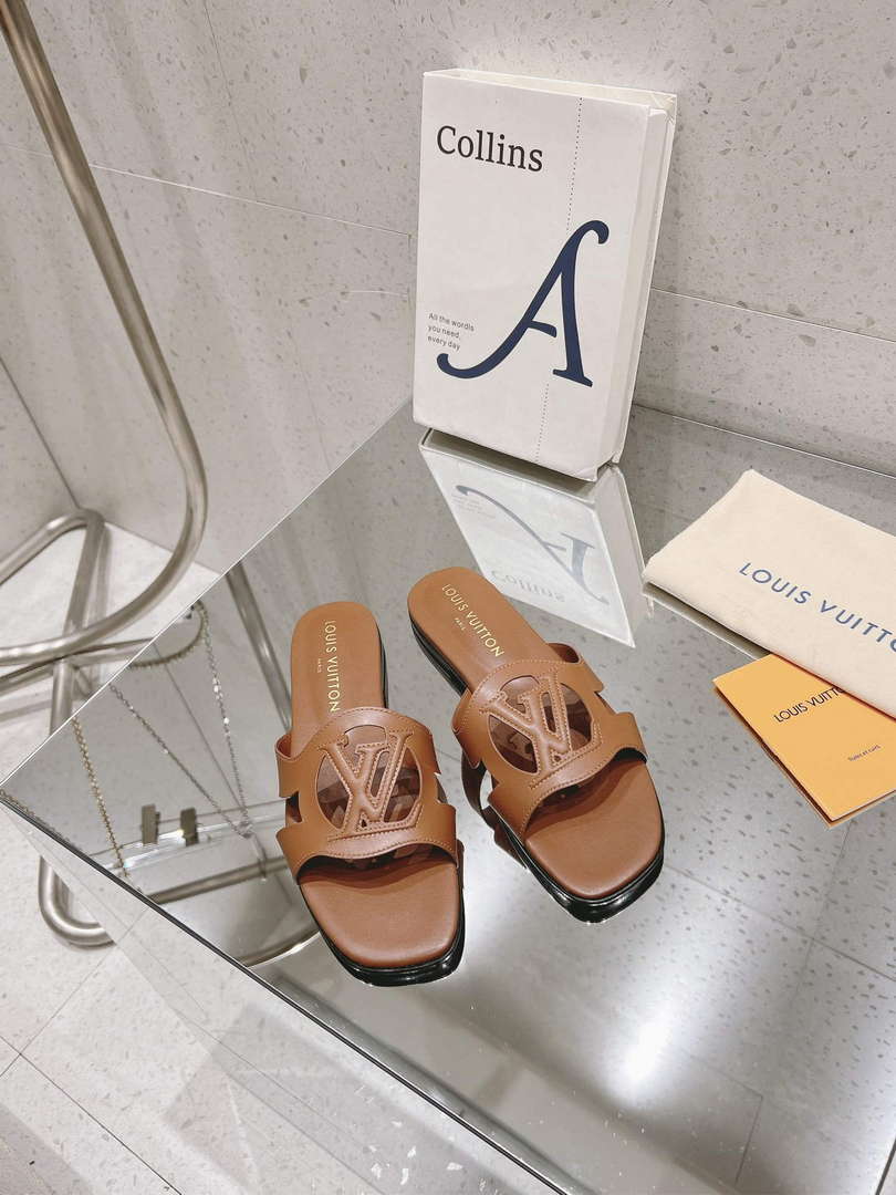 LV 1ABP20 Louis Vuitton LV Isola Flat Mules L66398 - US 4=Euro 35 - View 1