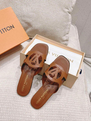 LV 1ABP20 Louis Vuitton LV Isola Flat Mules L66398 - US 4=Euro 35 - View 5