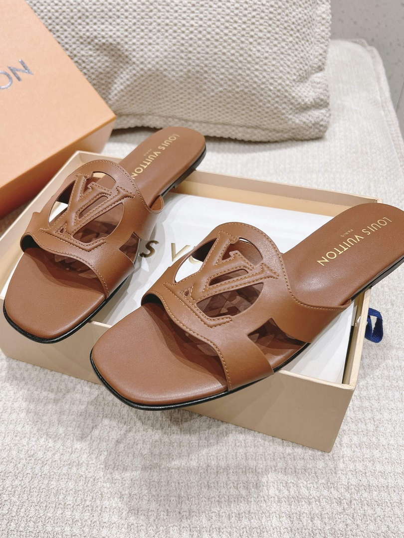 LV 1ABP20 Louis Vuitton LV Isola Flat Mules L66398 - US 4=Euro 35 - View 6